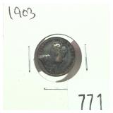 1903 Canadian dime
