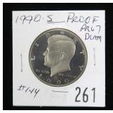 1990-S Kennedy half dollar, Proof DCam