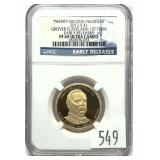 2012-S Presidential dollar, NGC slab certified