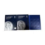Partial set Washington quarters 1965-1987,