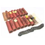 x17- Rolls wheat cents, -x17 rolls, Sold by the