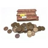 x3- Rolls wheat cents, -x3 rolls, Sold by the