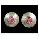Sterling silver shepherd hook earrings with