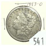 1883-O Morgan dollar