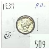 1939 Mercury dime