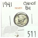 1941 Mercury dime