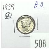 1939 Mercury dime