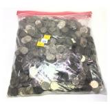 Lot of mixed date nickels, 1450 pcs.
