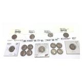 x15- Mixed date Buffalo nickels, -x15 nickels,