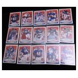 Lot, 15 1990 Fleer Buffalo Bills Football Cards: