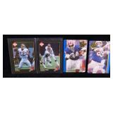 Lot, 4 Edge 1992 Buffalo Bills Football Cards: