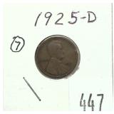 1925-D Lincoln cent