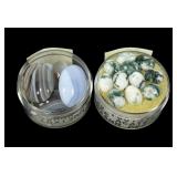 Lot, Botswanna and tree agate cabochons,
