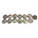 x13- Quarters, 90% silver, -x13 quarters, Sold by