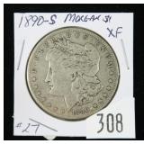 1890-S Morgan dollar