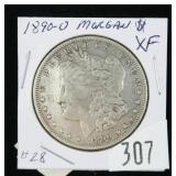1890-O Morgan dollar, XF