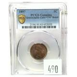 1897 Indian Head cent, PCGS slab certified Genuine