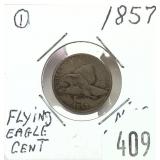 1857 Flying Eagle cent