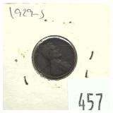 1929-S Lincoln cent