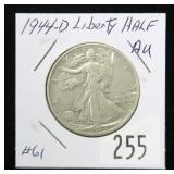 1944-D Walking Liberty half dollar