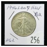 1946 Walking Liberty half dollar