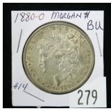 1880-O Morgan dollar, BU