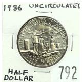 1986 commemorative half dollar