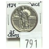 1924 Standing Liberty quarter