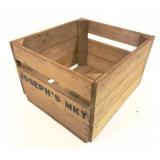 Vintage wooden crate