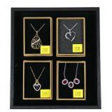 Lot, fashion necklaces, including amethyst and