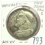 Pope John Vatican coin