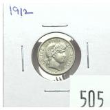 1912 Barber dime