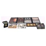 Lot of coin sets and tokens