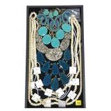 Lot, fashion jewelry, including bone and shell