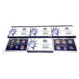 x4- 2001 Proof sets, -x4 sets, Sold by the piece,