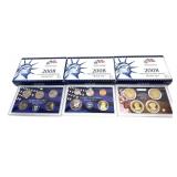 x3- 2008 Proof sets, -x3 sets, Sold by the piece,
