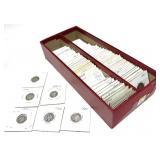 x119- Barber, Mercury and Roosevelt dimes, 90%