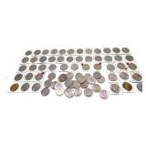 x72- Eisenhower dollars, mixed dates,