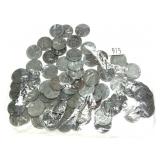Lot of steel cents, 78 pcs.