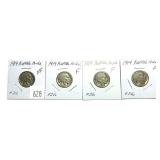 Lot of 1919 Buffalo nickels, 4 pcs.