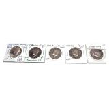 x5- Proof half dollars, mixed dates, -x5 half