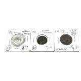 Lot of German coins, 3 pcs.