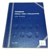 Partial set of Canadian small cents 1920-1972,