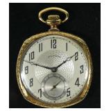 Illinois Model 3 17-jewel 12 size open face pocket