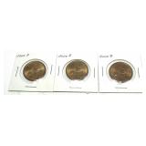 x3- Native American dollars, -x3 dollars, Sold by