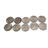 x10- Eisenhower dollars, mixed dates, -x10