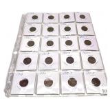 Lot of wheat cents, 60 pcs.