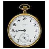 Hamilton Model 1 17-jewel 12 size open face pocket