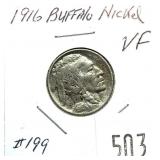 1916 Buffalo nickel