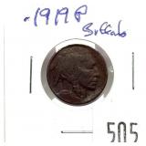 1919 Buffalo nickel